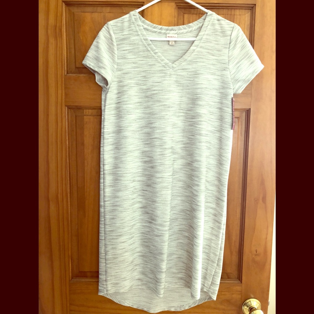 NWT!! Gray t-shirt dress